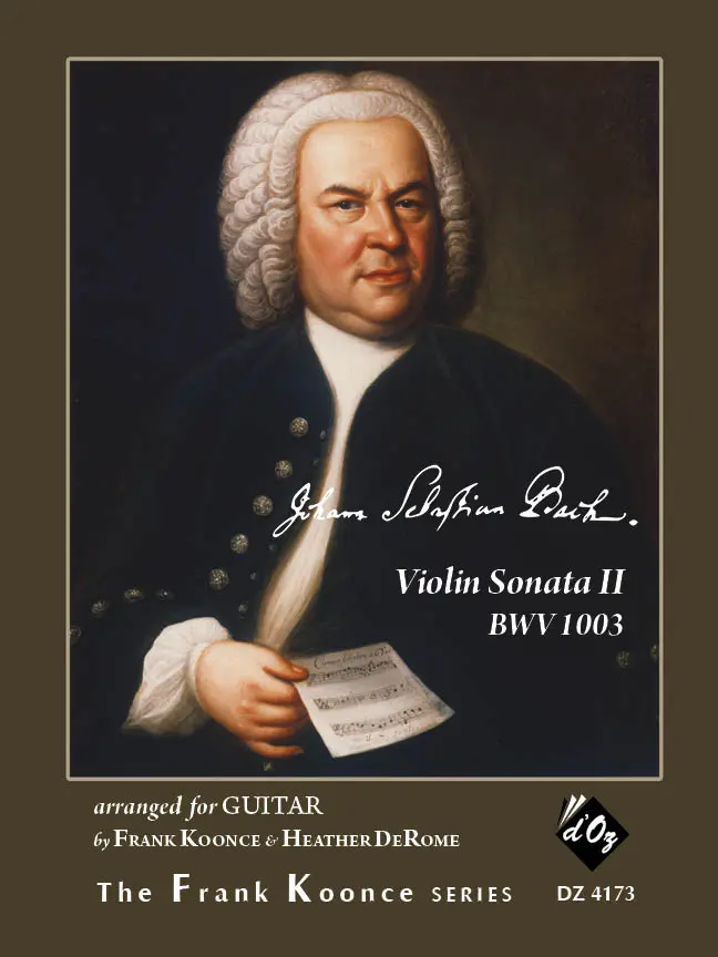 Bach arr by Koonce/DeRome | Violin Sonata II, BWV 1003 for solo guitar